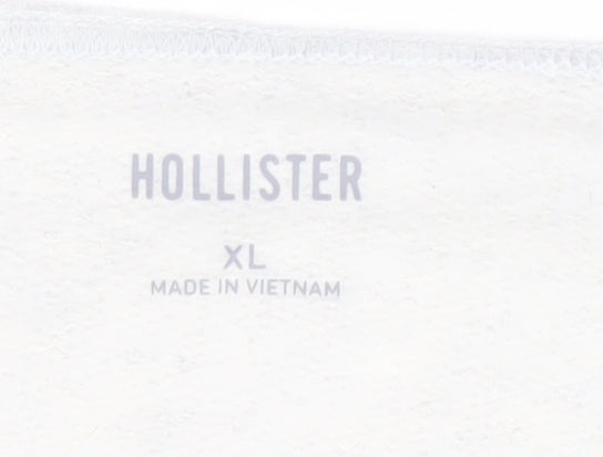 Hollister Women's XL Grey Peanuts Pullover Sweatshirt