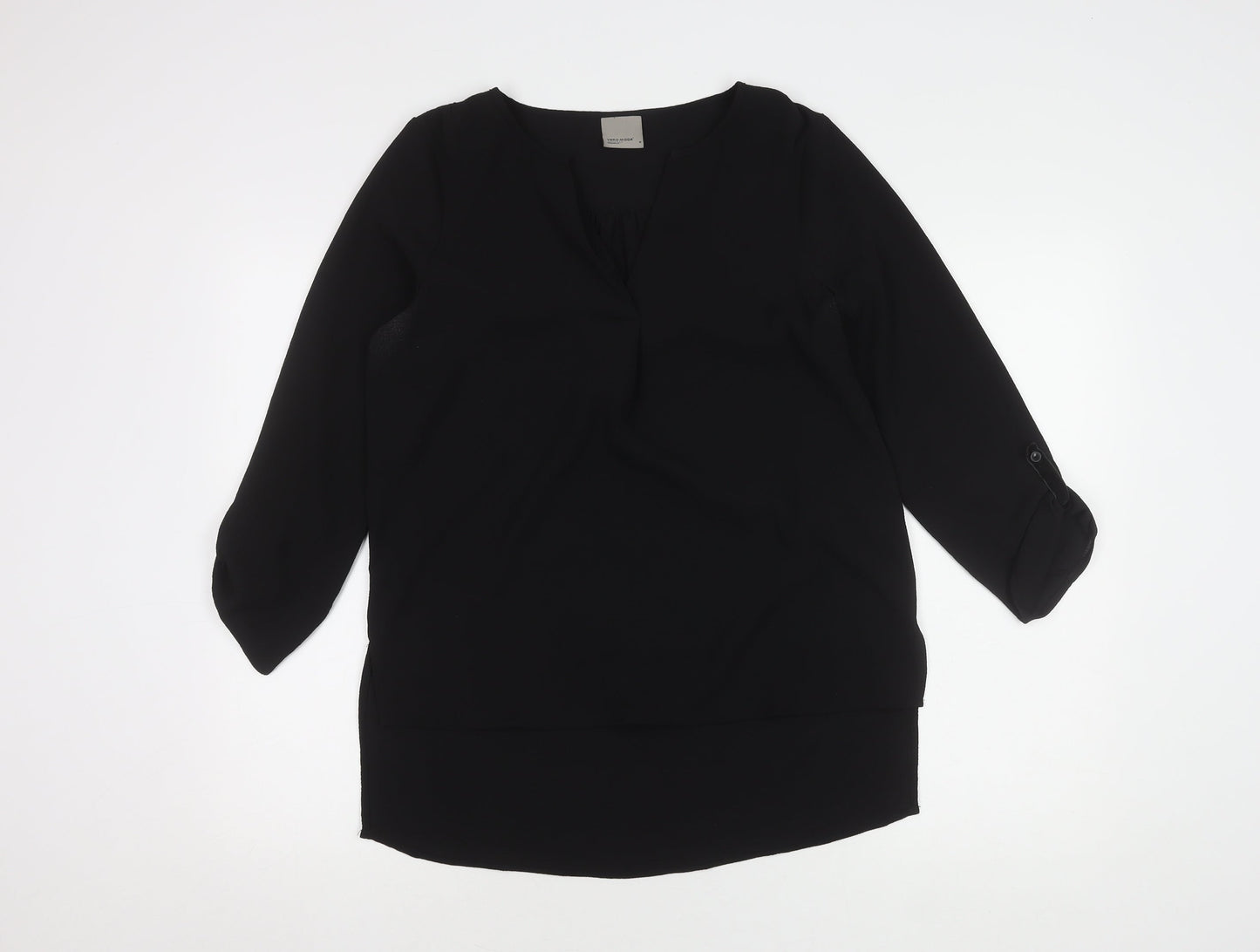 Vero Moda Women's Black 3/4 Sleeve Top M