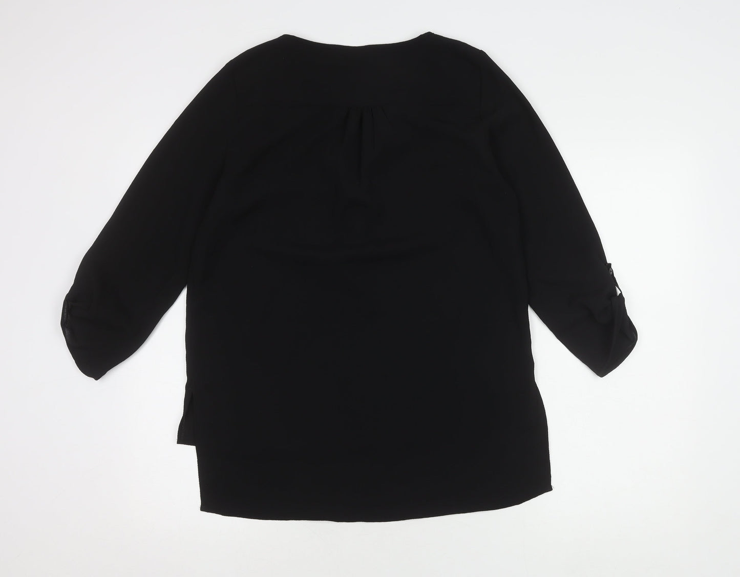 Vero Moda Women's Black 3/4 Sleeve Top M