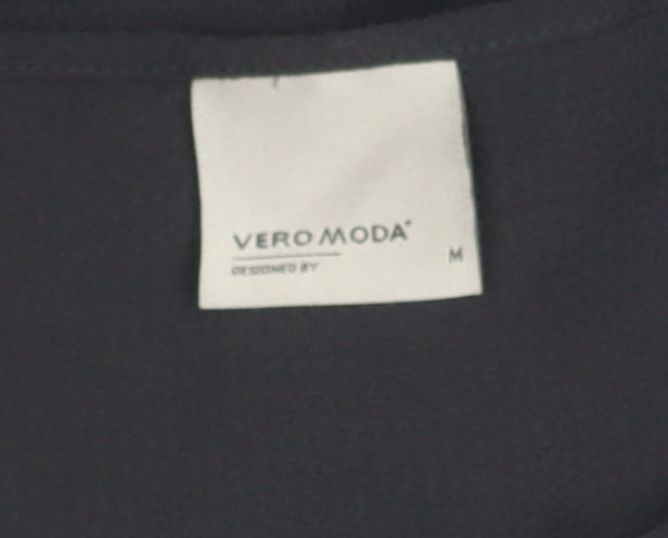 Vero Moda Women's Black 3/4 Sleeve Top M