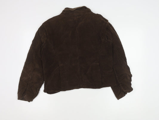 Noa Noa Women's Brown Blazer Size 12 Regular Fit