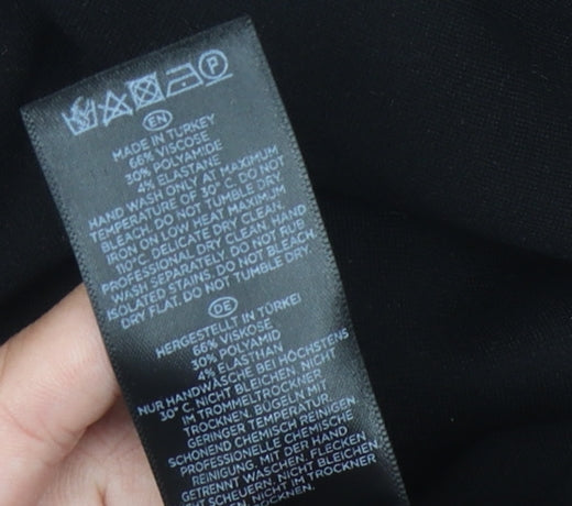 Hobbs Women Black Sheath Dress Size 10