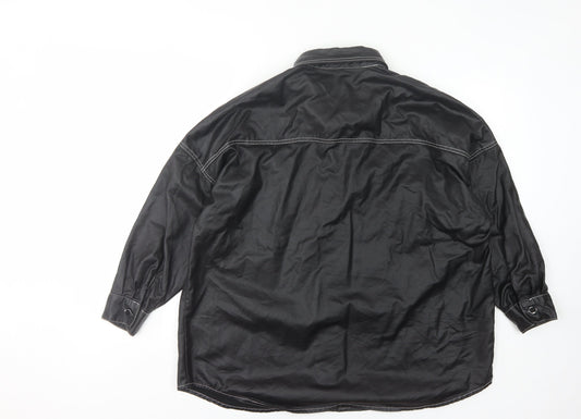 PrettyLittleThing Women's Black Size 8 Casual Jacket