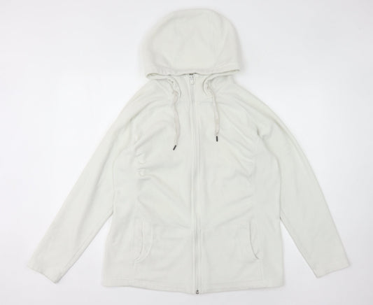 The North Face Women's White Fleece Jacket XL