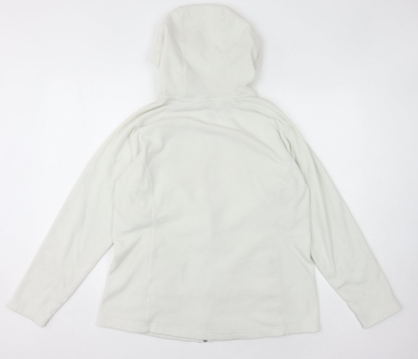 The North Face Women's White Fleece Jacket XL