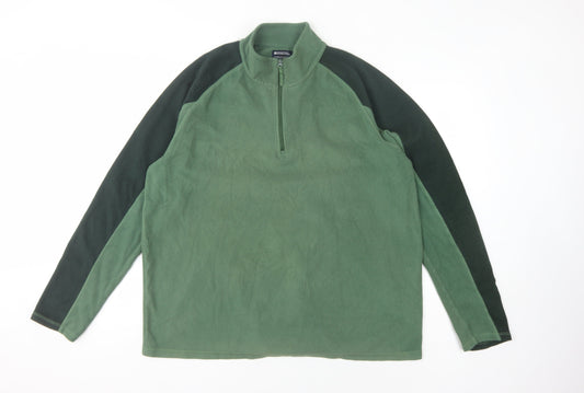 Mountain Warehouse Men's Green 2XL Fleece Sweatshirt