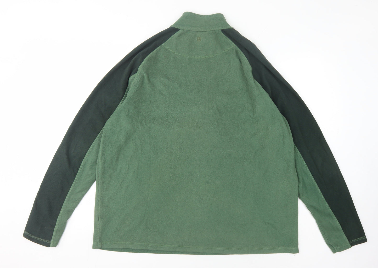 Mountain Warehouse Men's Green 2XL Fleece Sweatshirt