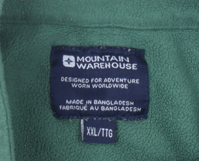Mountain Warehouse Men's Green 2XL Fleece Sweatshirt