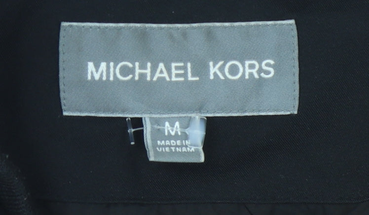 Michael Kors Men's Black Zip Jacket M Casual