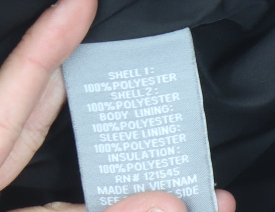 Michael Kors Men's Black Zip Jacket M Casual