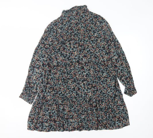 Superdry Women's Floral Long Sleeve Dress Multicoloured Size 10