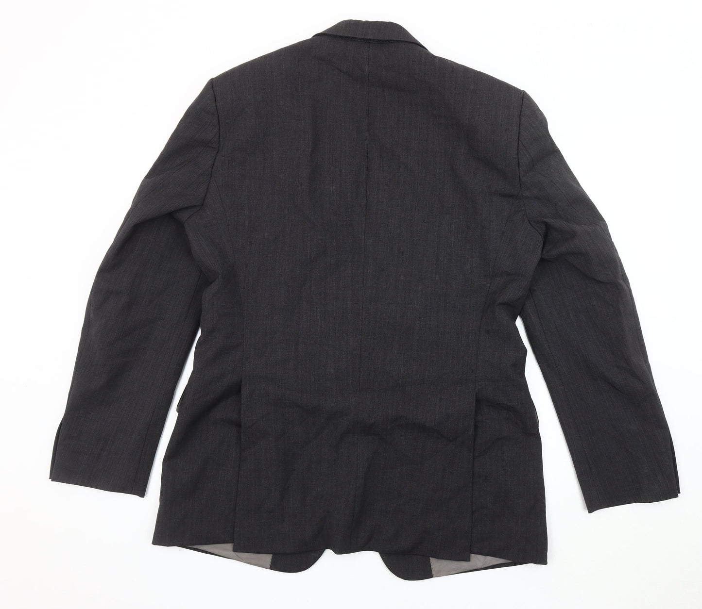Hugo Boss Grey Wool Blazer Jacket Men's Size 46