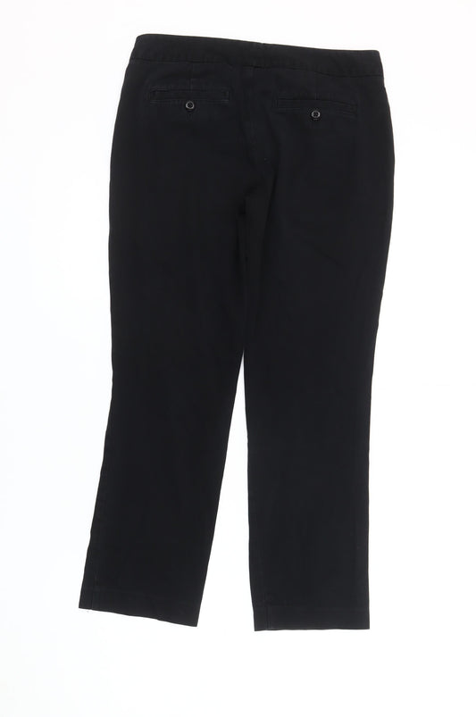 Gap Women’s Black Cotton Trousers Size 6