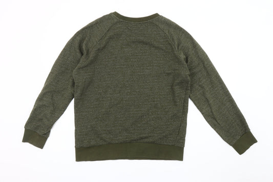 Jack & Jones Men's Green Pullover Sweatshirt M