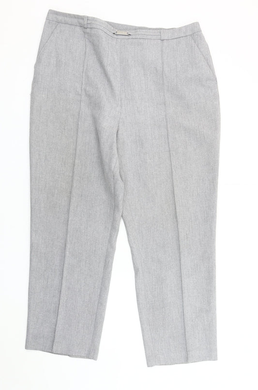 Honor Millburn Women's Grey Regular Trousers