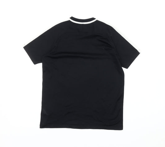 Nike Boys Black Athletic Training T-Shirt 12-13 Years