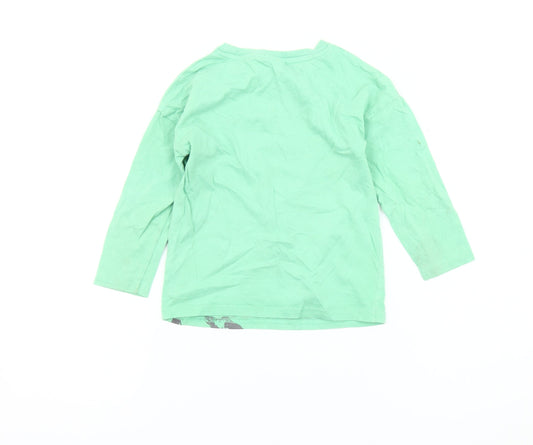 Jurassic World Boys Green Dinosaur Graphic T-Shirt 4 Years