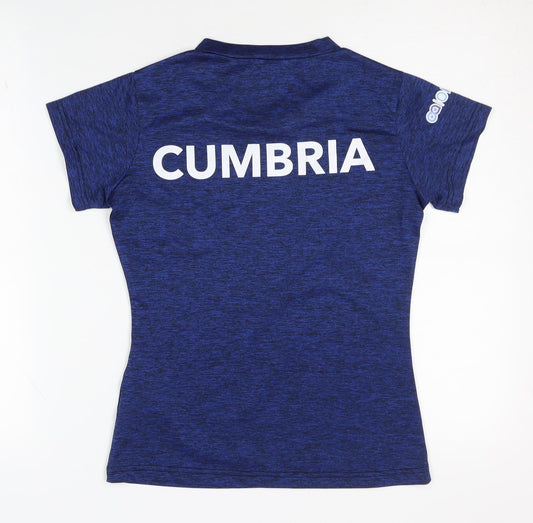 Yonex Women's Blue Sports T-Shirt, Size 2, Lightweight