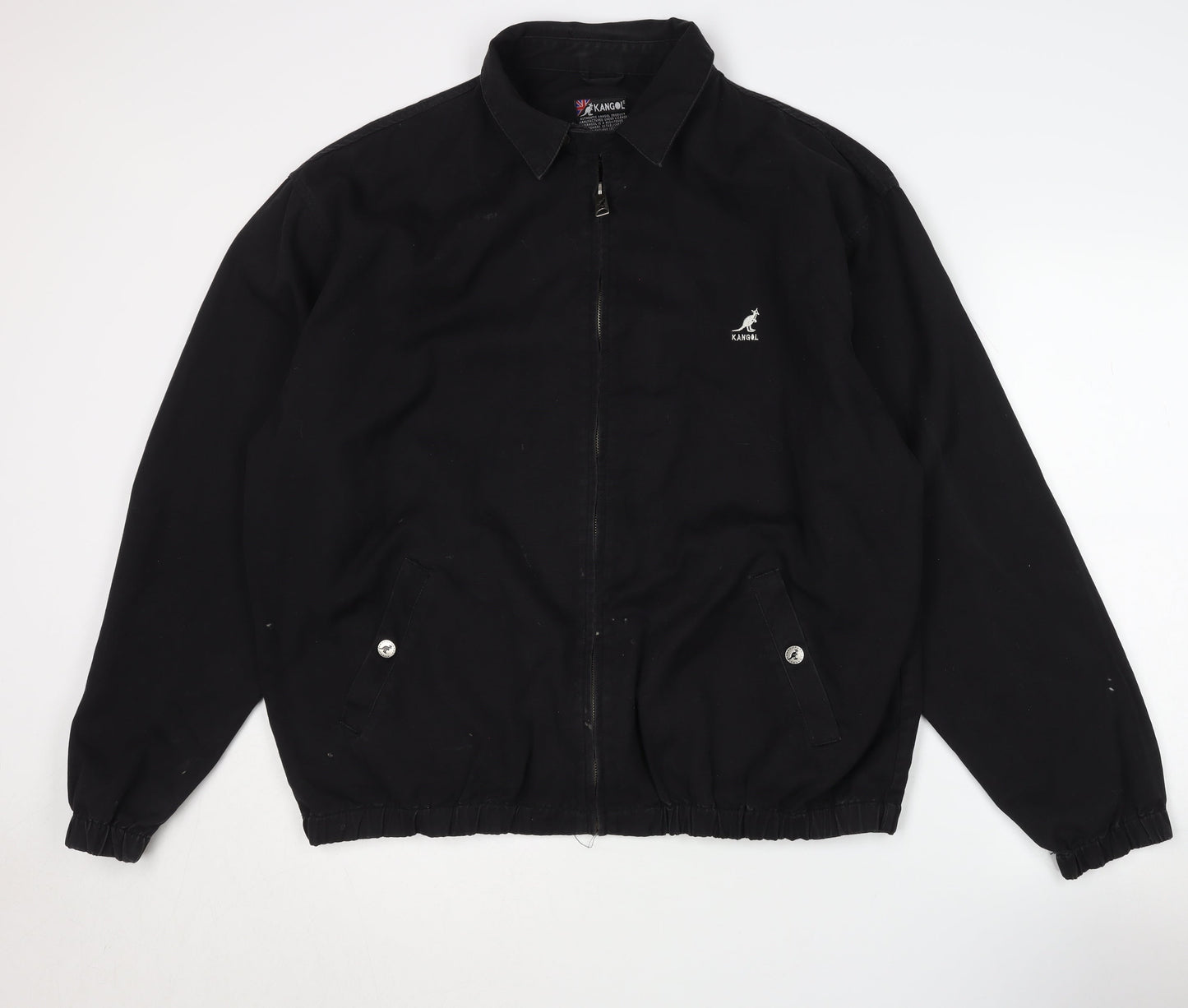 Kangol Men's Black XL Cotton Basic Jacket