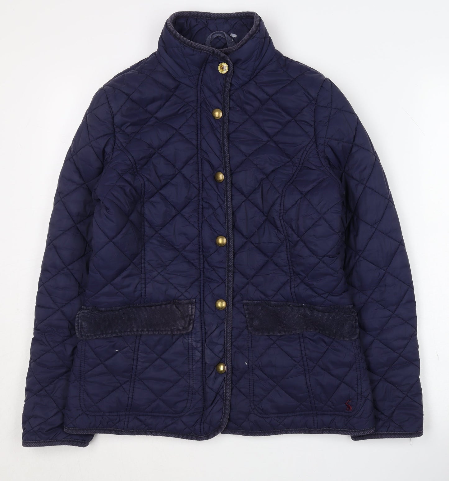 Joules Women's Blue Quilted Jacket Size 12