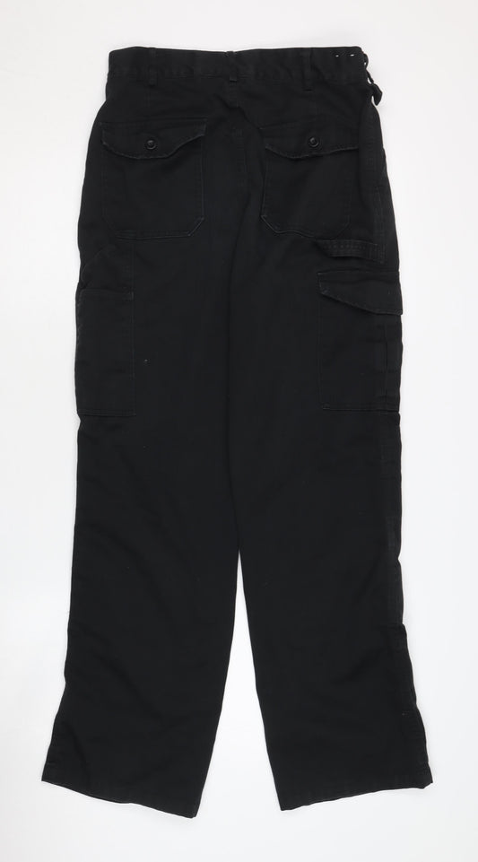Dickies Men's Black Cargo Trousers Size 30