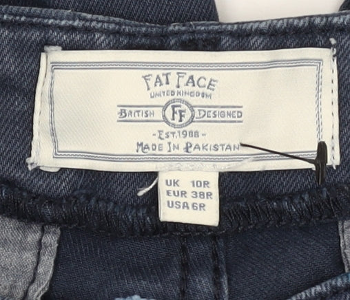 Fat Face Women's Blue Chino Trousers Size 10 Regular