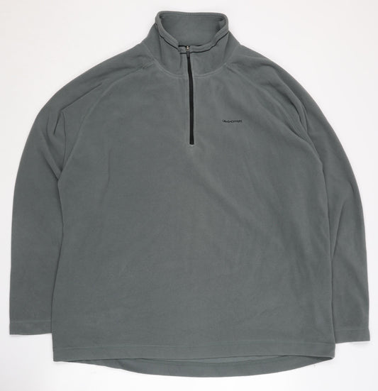 Craghoppers Men's Grey 2XL 1/4 Zip Fleece Sweatshirt