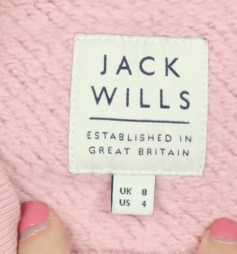 Jack Wills Pink Women's Sweatshirt Size 8