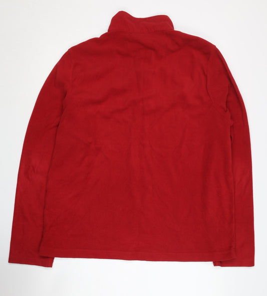 TOG24 Men's XL Red Fleece Pullover Sweatshirt