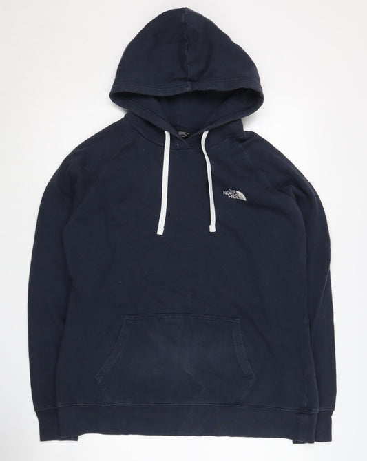 The North Face Women's Blue Hoodie, L, Pullover, Logo