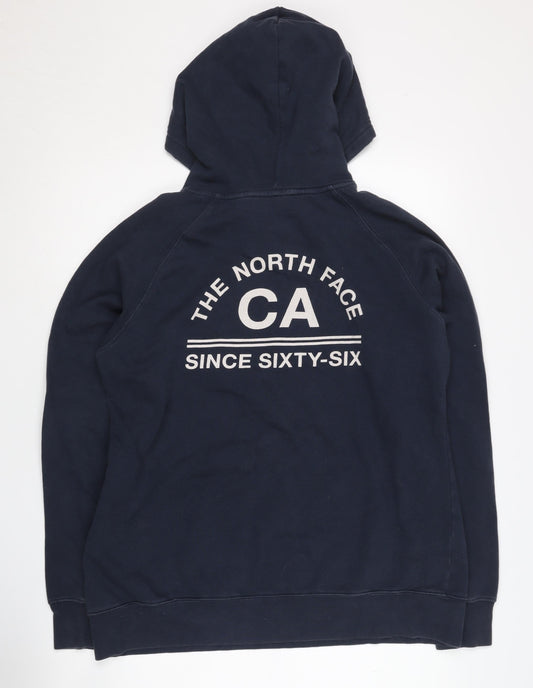 The North Face Women's Blue Hoodie, L, Pullover, Logo