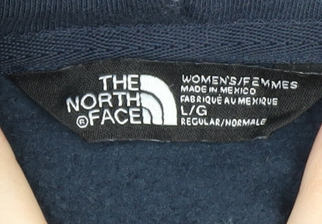 The North Face Women's Blue Hoodie, L, Pullover, Logo