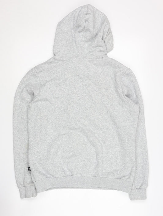 Puma Men's Grey Pullover Hoodie M