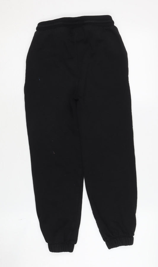 Disney at George Girls Black Jogger Trousers 8-9 Years