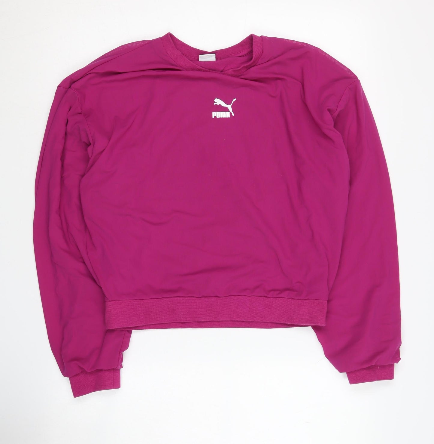 Puma Women's XS Pink Crew Neck Pullover Sweatshirt