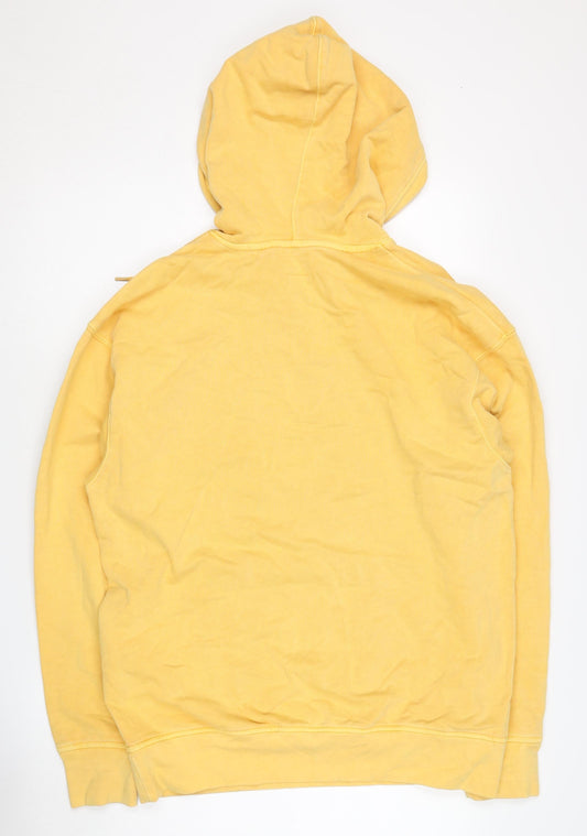 Levi's Men's Yellow Pullover Hoodie Size M Relaxed Fit
