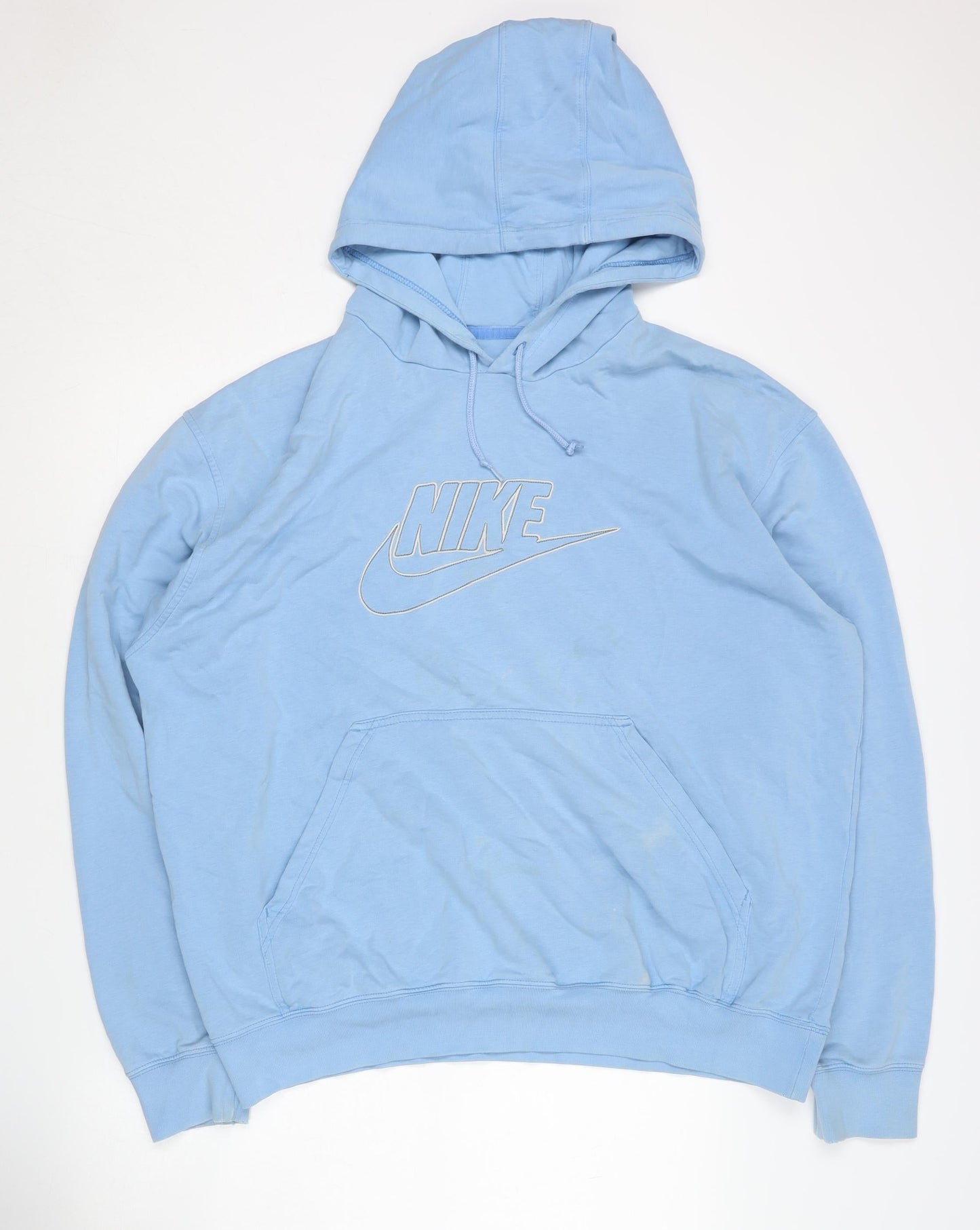 Nike Men's Blue XL Pullover Hoodie with Logo