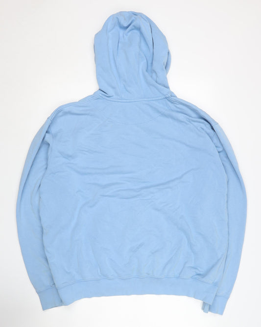 Nike Men's Blue XL Pullover Hoodie with Logo