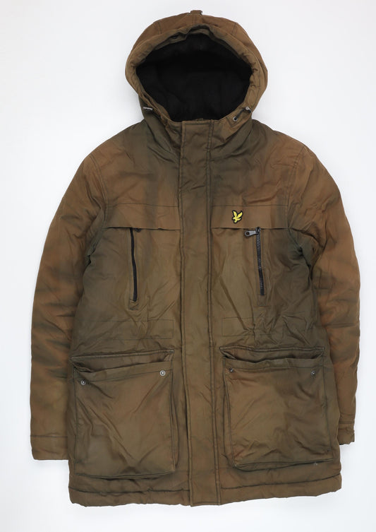 Lyle & Scott Men's Brown Parka Jacket M
