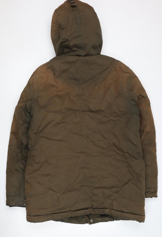 Lyle & Scott Men's Brown Parka Jacket M
