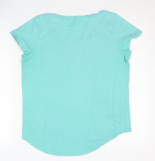 Crew Clothing Co. Women's Blue T-Shirt Size 14