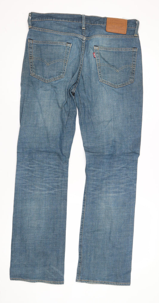 Levi's Men's Blue Straight Jeans W32 L32