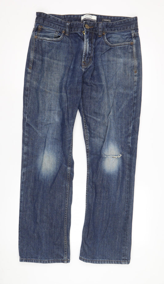 FatFace Men's Blue Bootcut Jeans Size 34