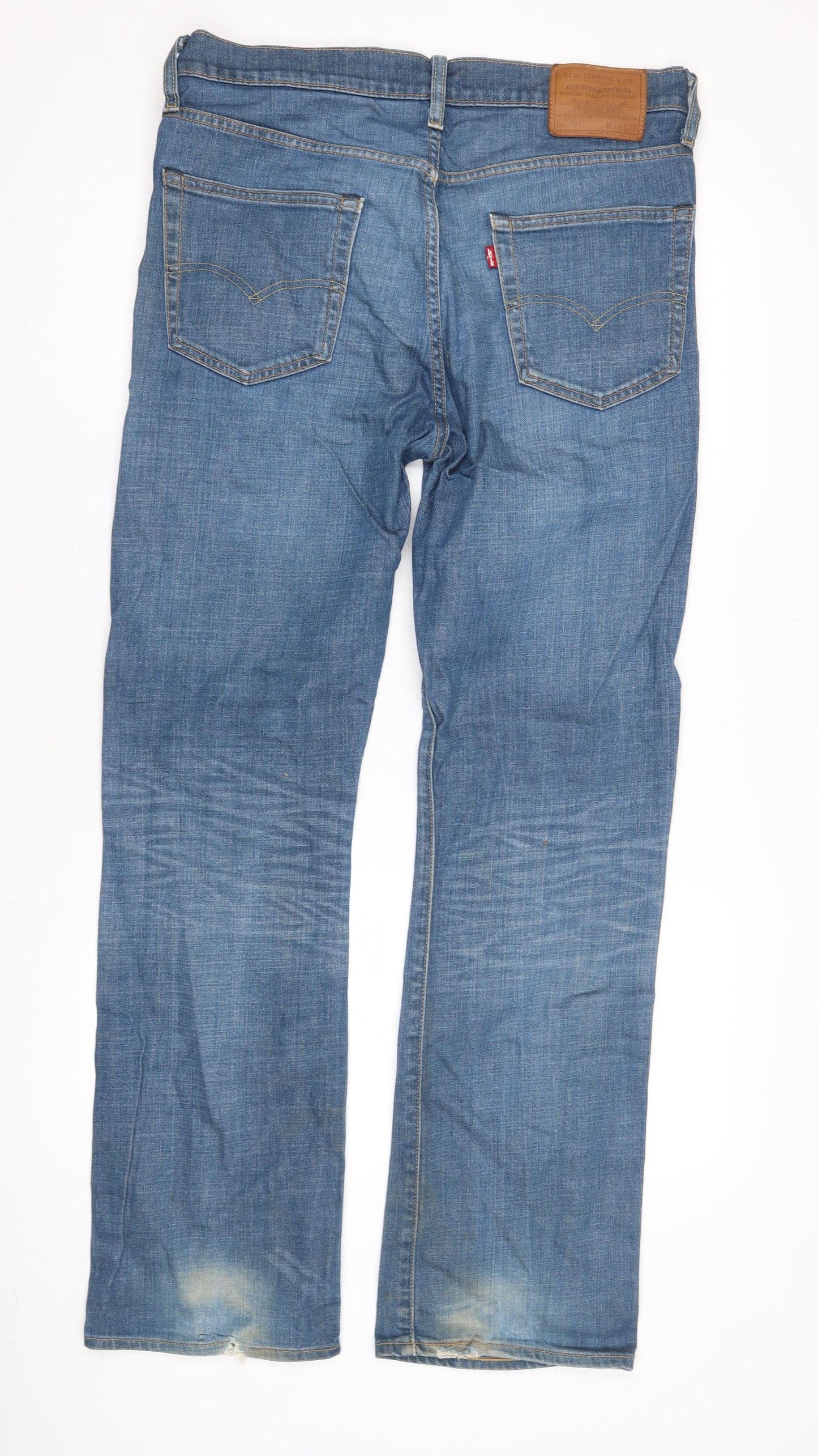 Levi's Men Straight Blue Jeans Size 34 Regular