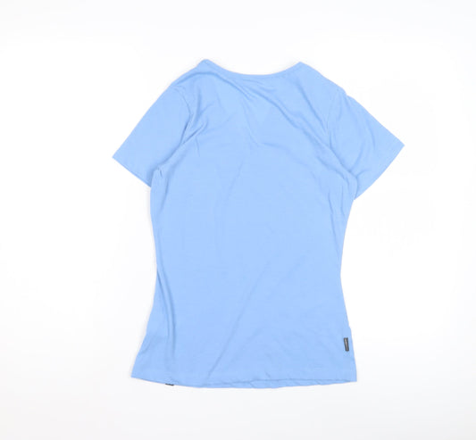 Berghaus Women's Blue V-Neck T-Shirt Size 8