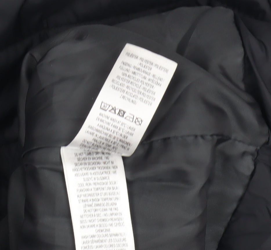 Peter Storm Women's Black Puffer Jacket Size 12 Hooded