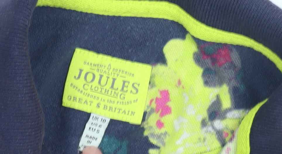 Joules Women's Multicoloured Floral Polo Size 6