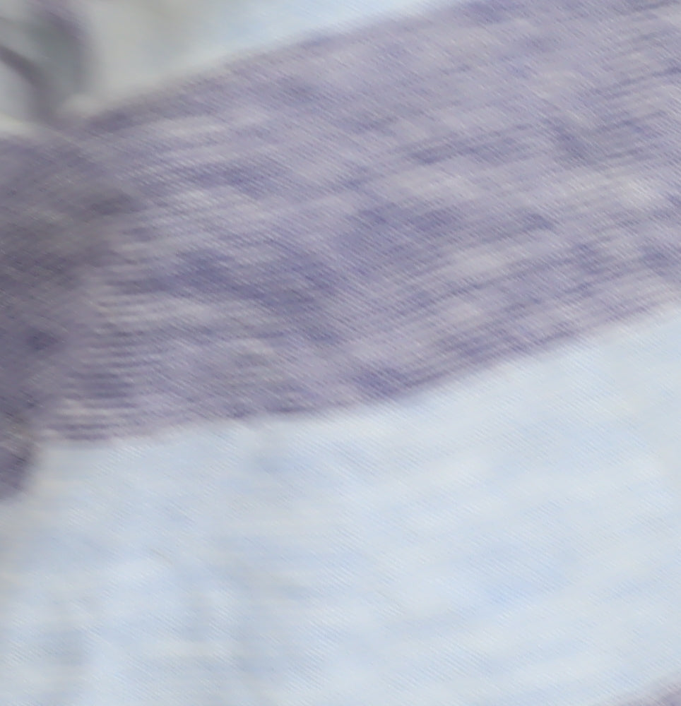 Gap Women’s Blue Striped V-Neck T-Shirt, Size S