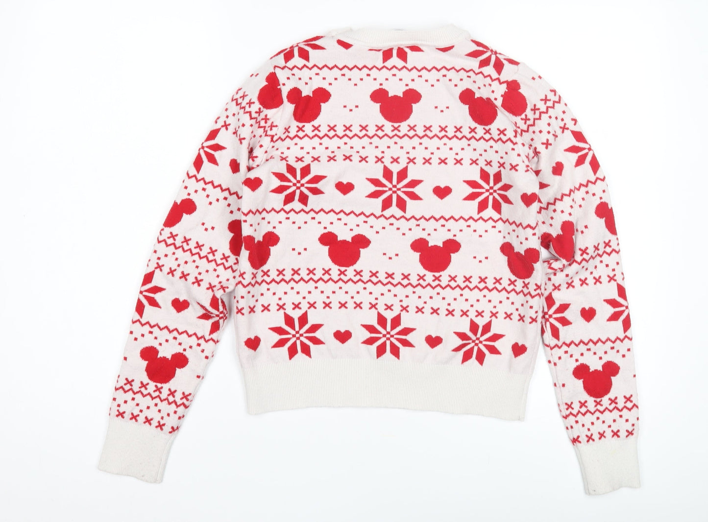 Disney Women’s XS Multicoloured Crew Neck Christmas Jumper