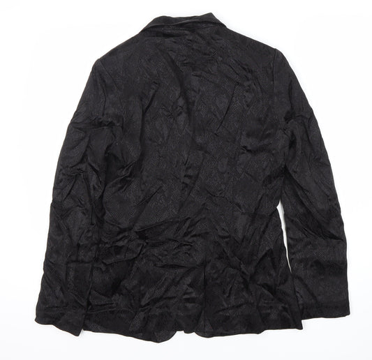 H&M Women's Black Blazer, Size 10, Lined, Formal